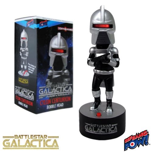 Battlestar Galactica Cylon Centurion Bobble Head with Lights and Sound